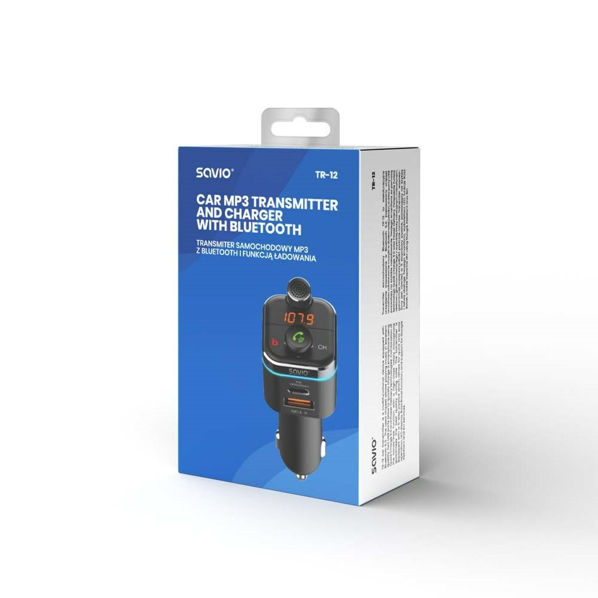 MP3 Player and FM Transmitter for Cars Savio TR-11/B-4