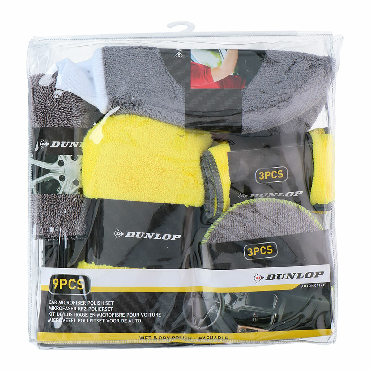 Cleaning & Storage Kit Dunlop Car 9 Pieces-0